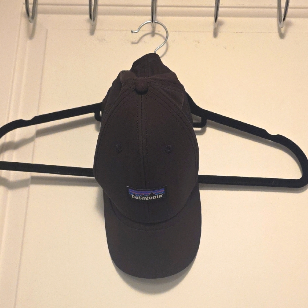Black Patagonia Ball Cap One Size/Adjustable Strap